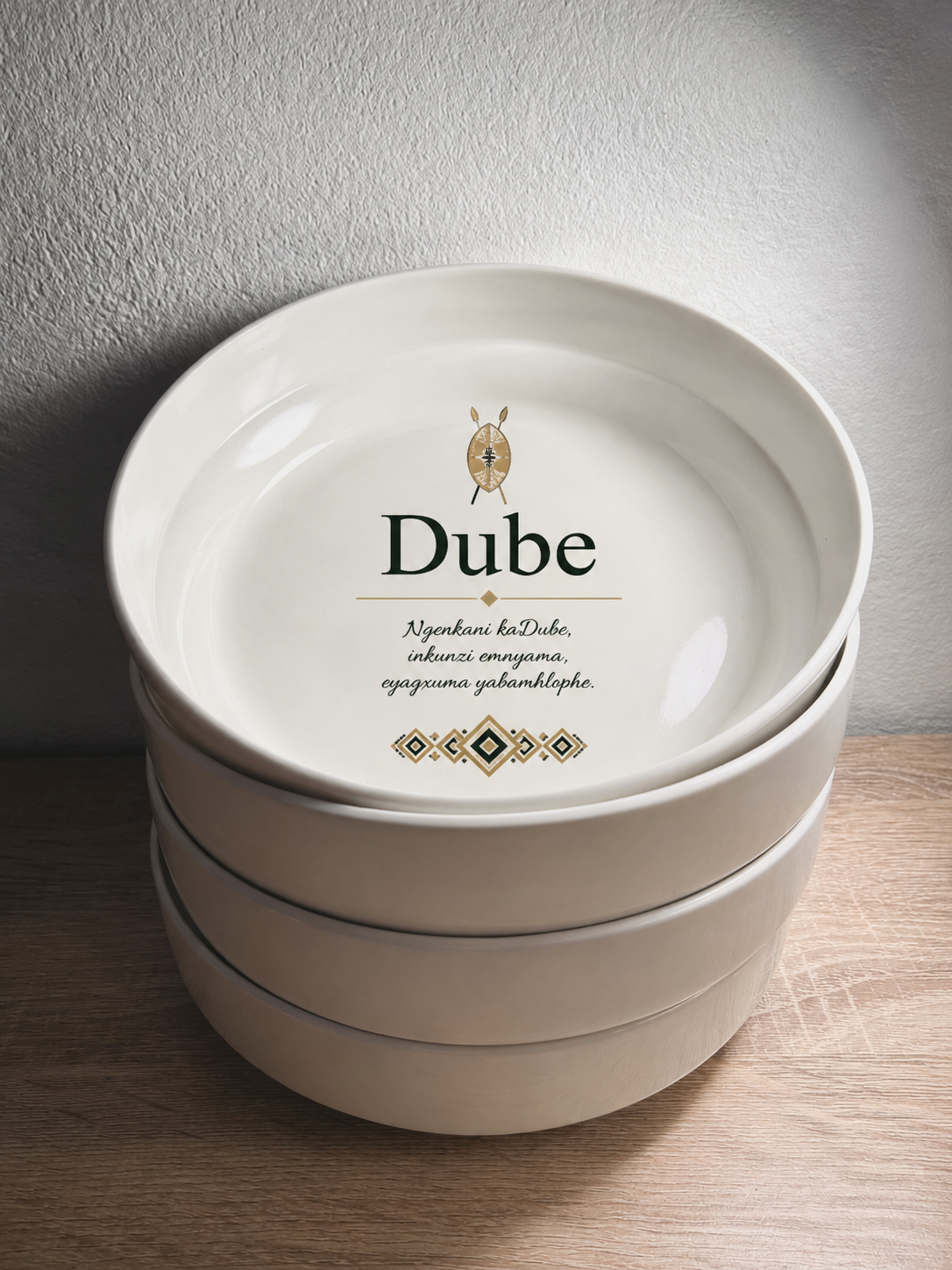 Personalised serving bowl